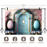 LB0723 Easter Doorway Backdrop
